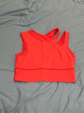 lululemon athletica Bright Coral Asymmetrical Sports Tank